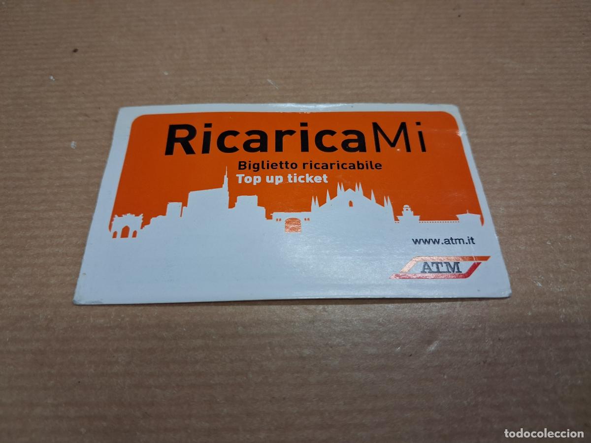 Coleccionismo Billetes de transporte: Tarjeta transporte Mil&aacute;n