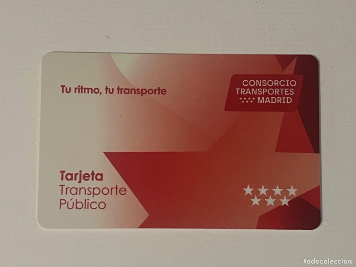 Coleccionismo Billetes de transporte: Tarjeta transporte p&uacute;blico CONSORCIO MADRID para colecci&oacute;n bus metro tren cercan&iacute;as