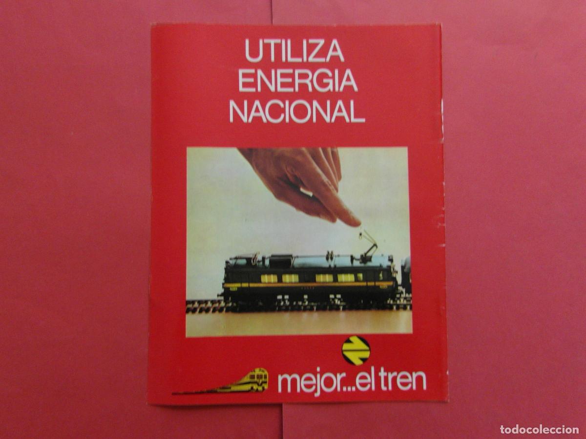 Coleccionismo Billetes de transporte: PUBLICIDAD 1979 - REF: PUBTREN01 - RENFE MEJOR EL TREN