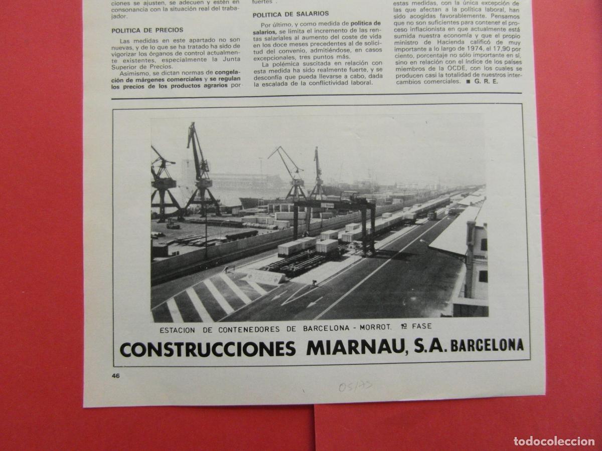 Collectables Transport Tickets: PUBLICIDAD 1975 - REF: PUBTREN01 - ESTACION MORROT BARCELONA - FERROCARRIL TREN RENFE MZA LOCOMOTORA