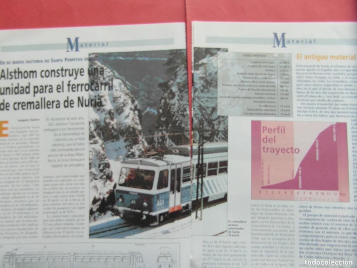 Collectables Transport Tickets: ARTICULO 1994 - REF: ARTTREN02 - ALSTHOM NURIA CREMALLERA - S.F.M. MALLORCA NUEVOS TRENES - 2+2 PAGI