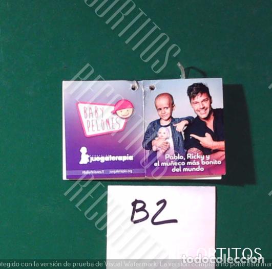 Coleccionismo Billetes de transporte: ricky martin baby pelones la etiqueta juegaterapia