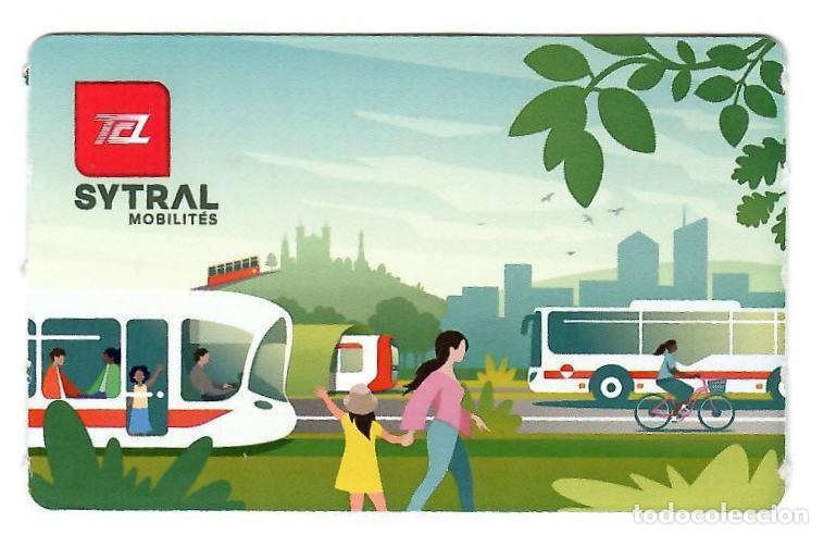 Coleccionismo Billetes de transporte: Tarjeta recargable SYTRAL MOBILIT&Eacute;S de TCL (Transports en Commun) de Lyon, Francia.