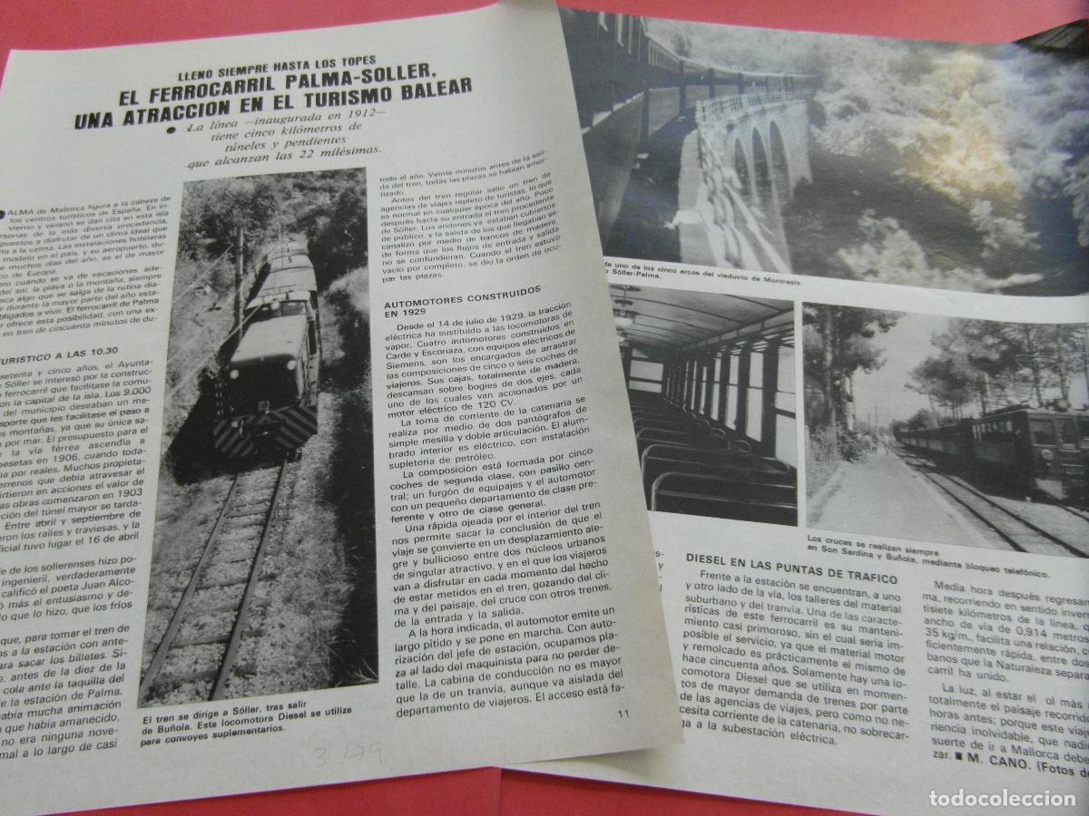 Coleccionismo Billetes de transporte: ARTICULO 1979 - REF: ARTTREN02 - EL FERROCARRIL PALMA SOLLER SON SARDINA BU&Ntilde;OLA - RENFE FERROCARRIL