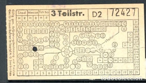 Collectables Transport Tickets: BILLETE DE SALSBURGO (AUSTRIA)