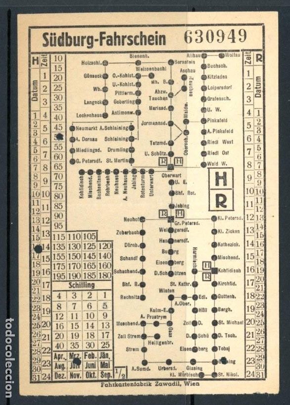 Collectables Transport Tickets: BILLETE DE VIENA (AUSTRIA)