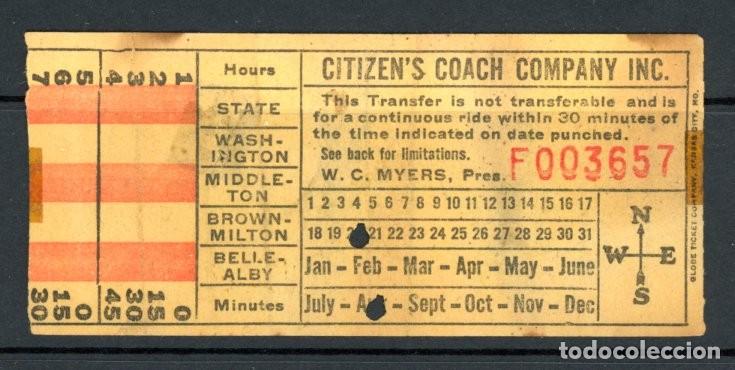 Collectables Transport Tickets: BILLETE DE ALTON - ILLINOIS ( USA)