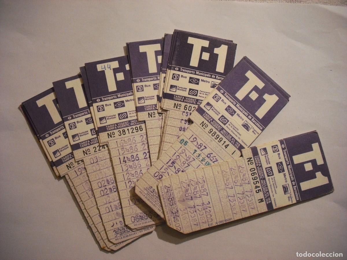 Coleccionismo Billetes de transporte: LOTE DE 23 TARJETAS DE TRANSPORTE METROPOLOTANAS T1
