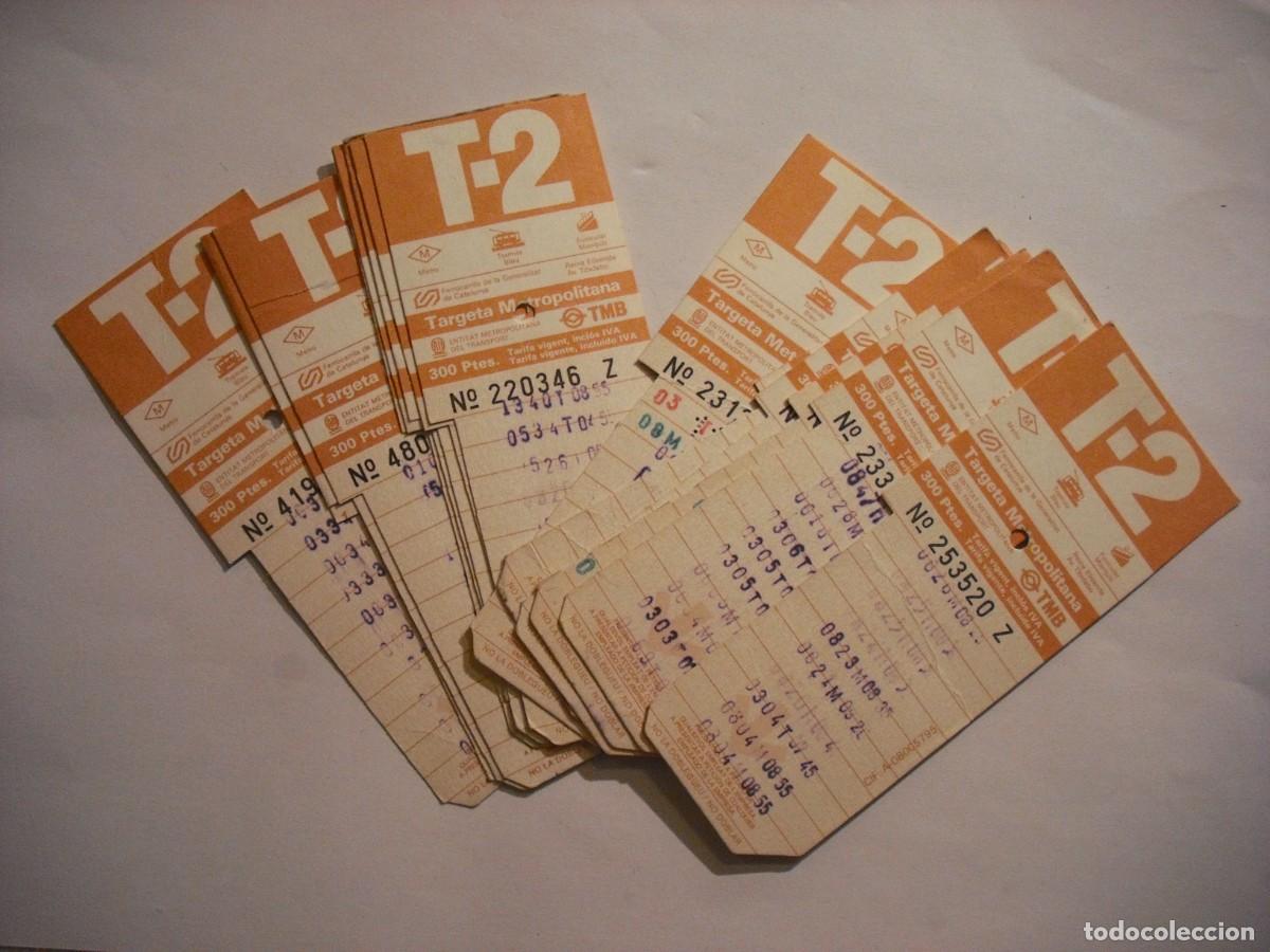 Coleccionismo billetes de transporte: LOTE DE 15 TARJETAS DE TRANSPORTE METROPOLOTANAS T2