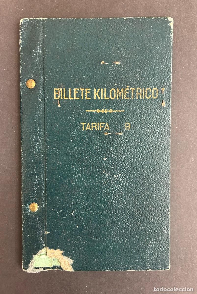 Collectables Transport Tickets: CARNET BILLETE KILOMETRICO RENFE 1952