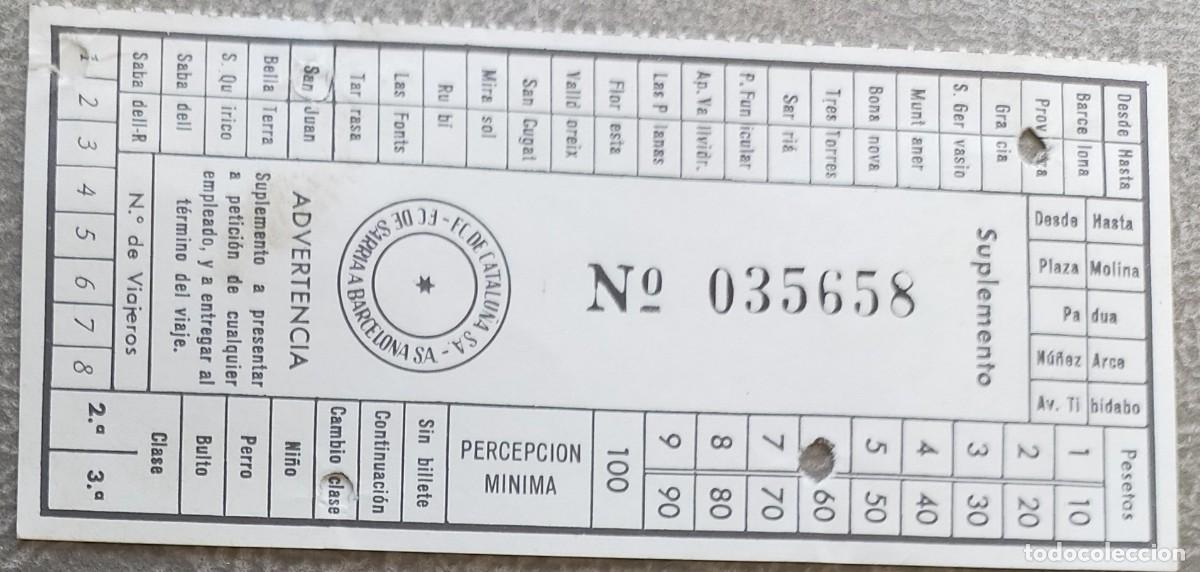 Coleccionismo Billetes de transporte: BILLETE DE FERROCARRILES DE CATALU&Ntilde;A