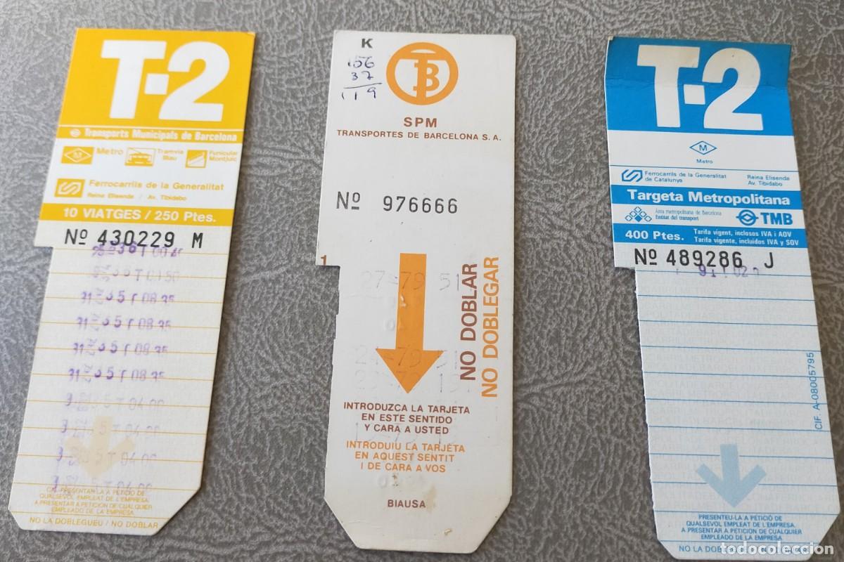 Sammeln von Fahrkarten: BONOS DE TRANSPORTE DE METRO T-2