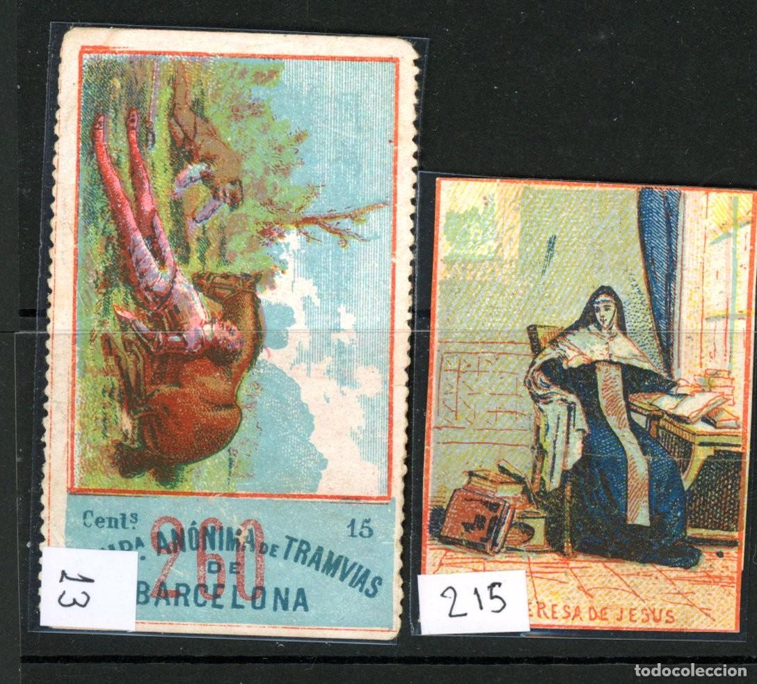 Collezionismo Biglietti di trasporto: 2 Billetes tipo CROMO de la ANONIMA /EN LIQUIDACION