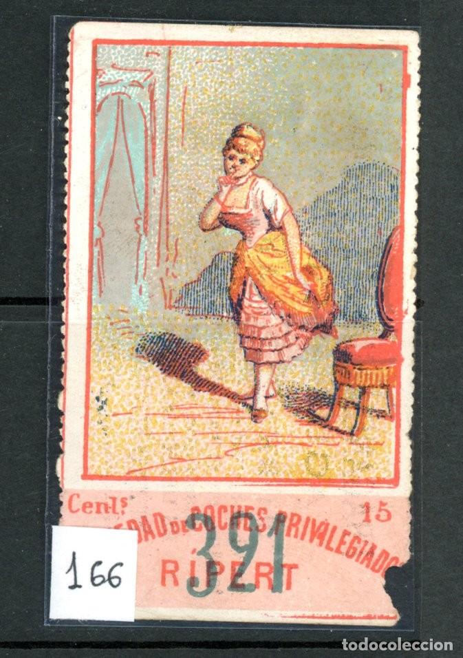 Coleccionismo Billetes de transporte: Billete CROMO tipo RIPERT / SIGLO XIX A&Ntilde;OS 80 / EN LIQUIDACION /