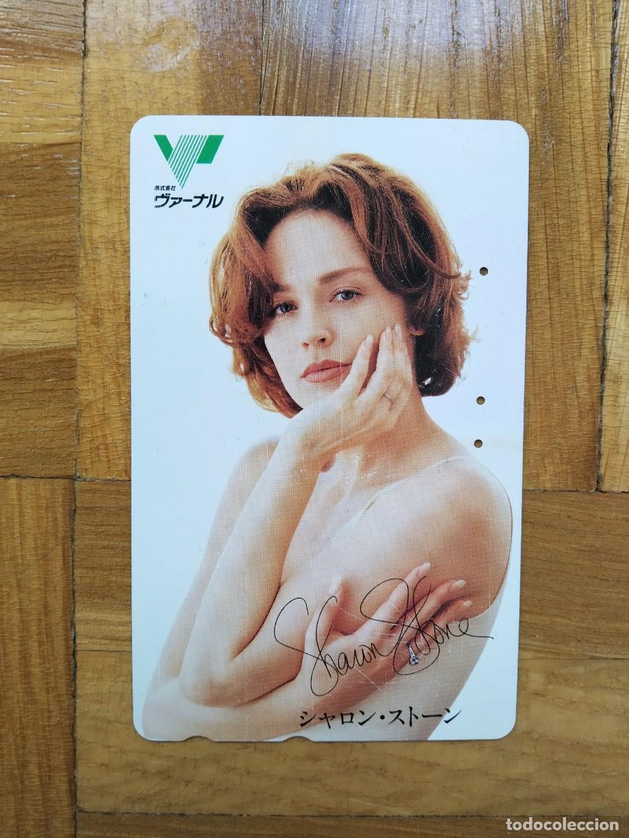 Coleccionismo Billetes de transporte: TARJETA TRANSPORTE METRO FERROCARRIL AUTOBUS BUS SHARON STONE CON FIRMA IMPRESA JAPON VER FOTOS