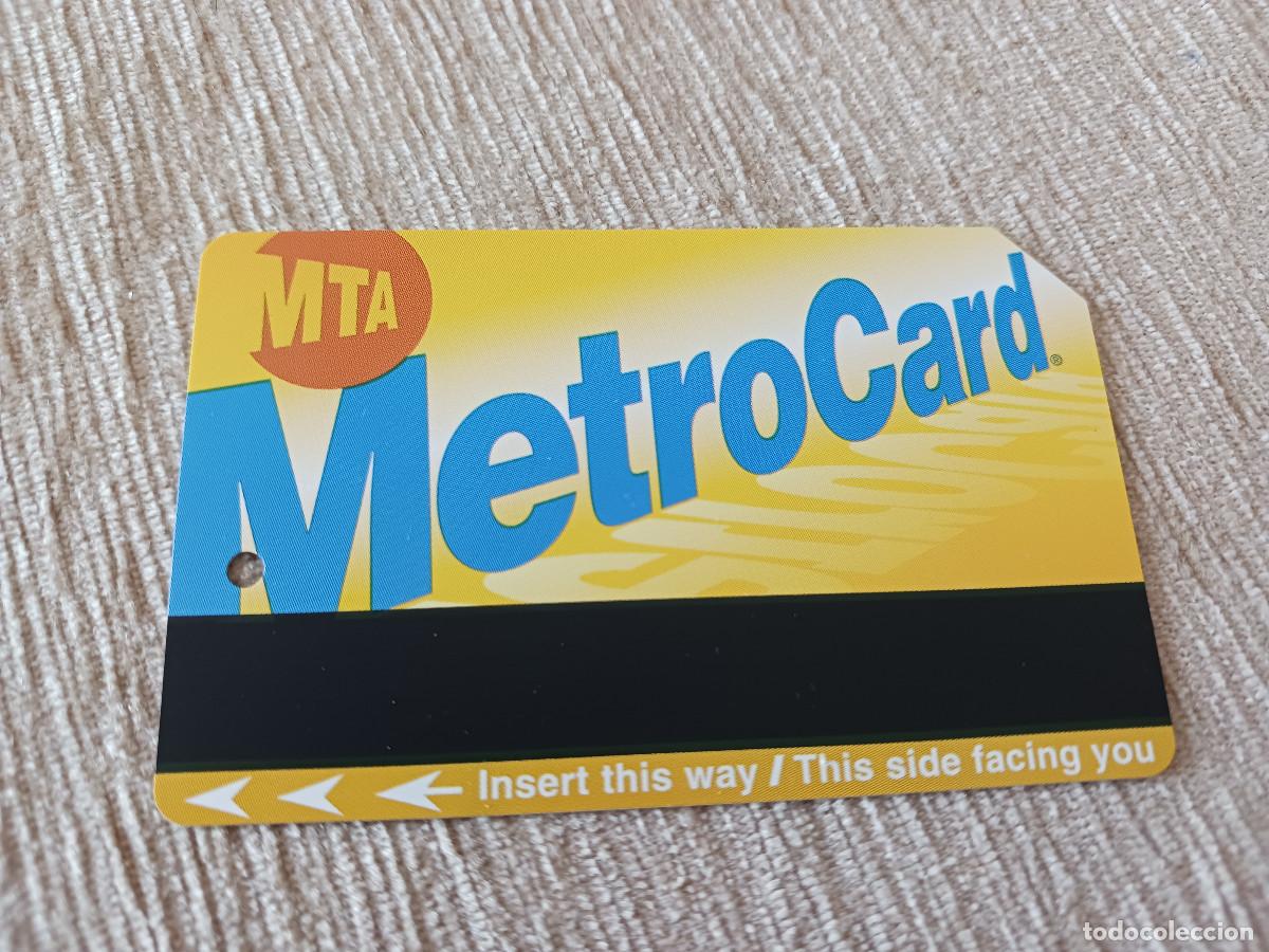 Colecionismos Bilhetes de Transporte: tarjeta de transporte metrocard de la ciudad de new york