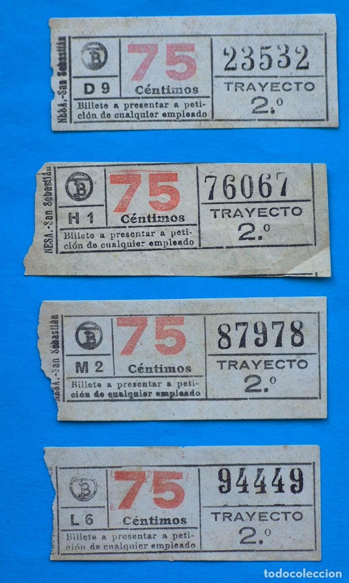 Coleccionismo Billetes de transporte: Billete Capic&uacute;a Transportes Barcelona &ndash; 75 Cts. &ndash; TRAYECTO 2&ordm; - 23532 &ndash; 76067 &ndash; 87978 - 94449