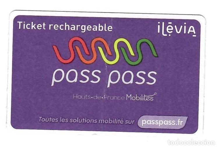 Coleccionismo Billetes de transporte: LILLE (Francia). Tarjeta recargable de IL&Eacute;VIA, para bus, tranv&iacute;a y metro.