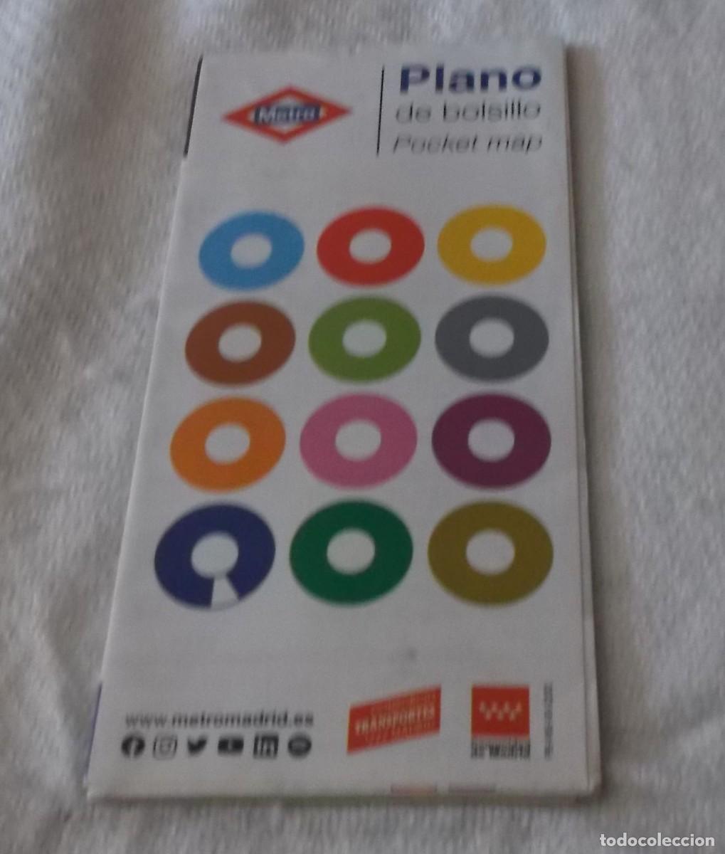 Coleccionismo Billetes de transporte: plano del metro de Madrid a&ntilde;o 2013
