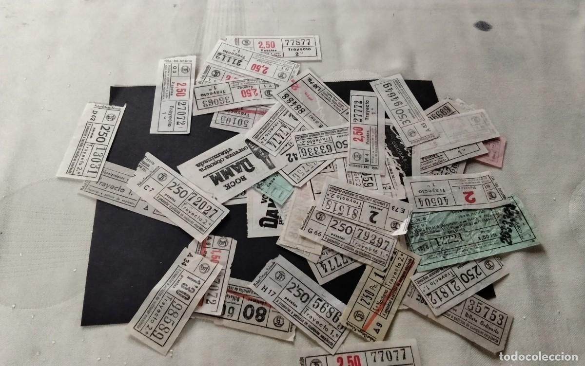 Coleccionismo Billetes de transporte: LOTE DE BILLETES TRANSPORTE PARA CATALOGAR