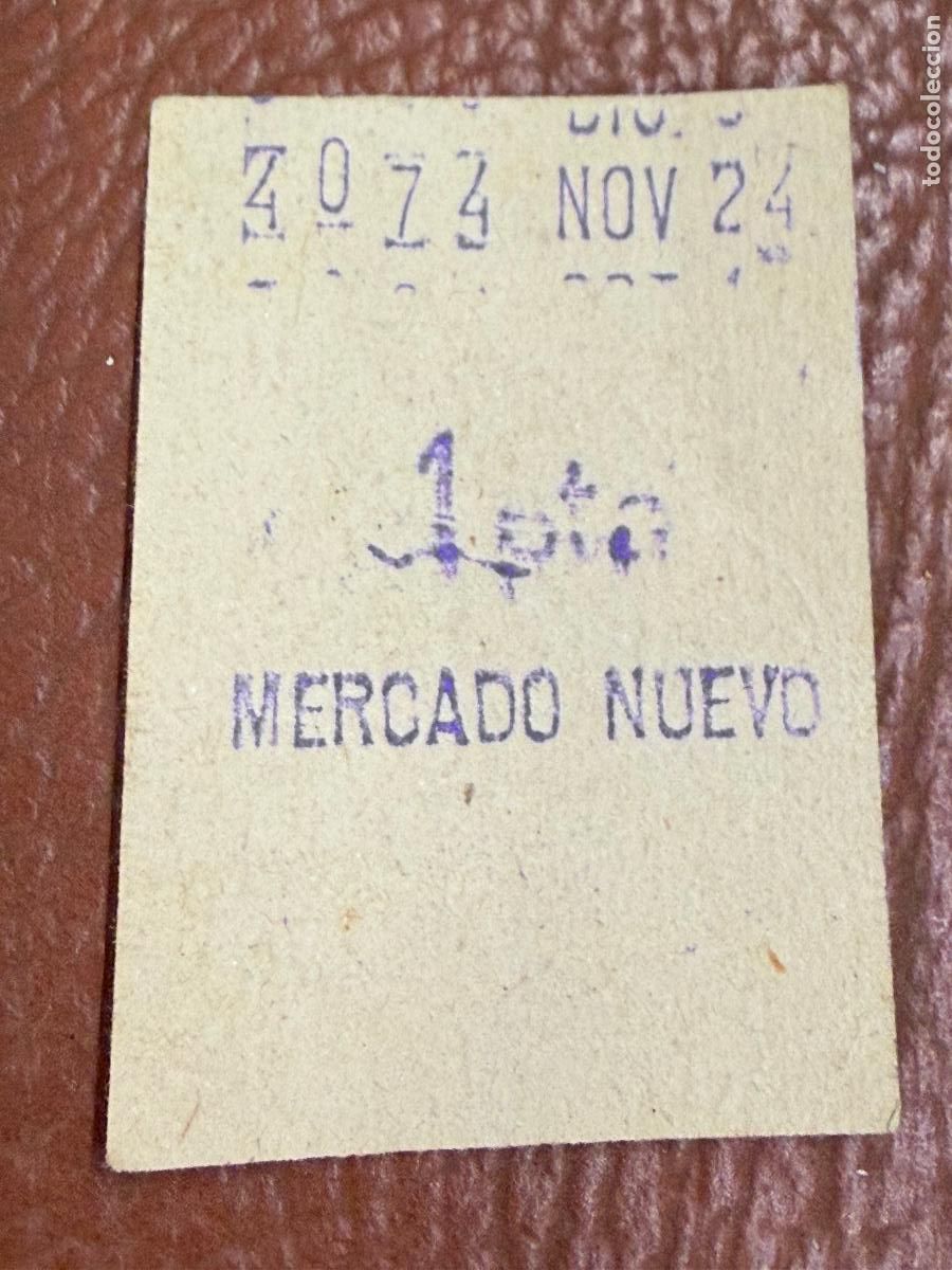 Collezionismo Biglietti di trasporto: . Antiguo billete de tren, tranvia, metro, autobus u otros, en papel fino