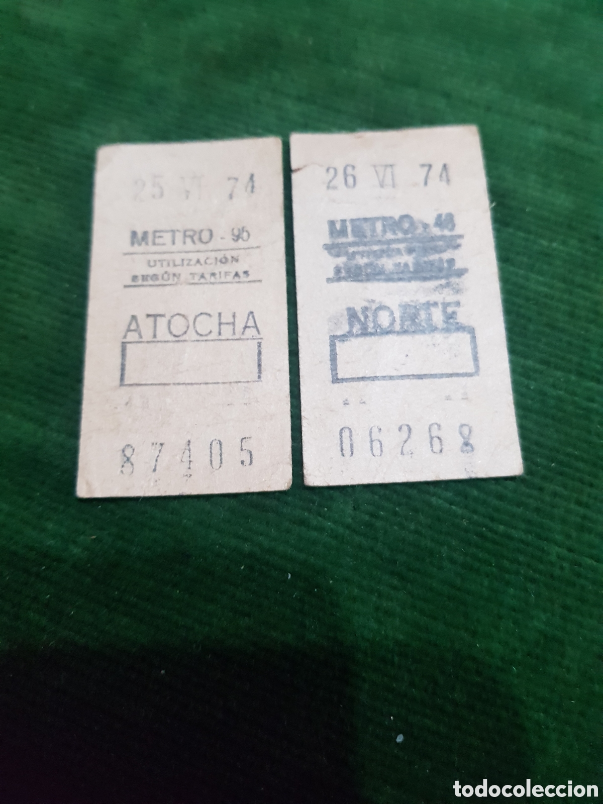 Coleccionismo Billetes de transporte: Billetes de metro madrid