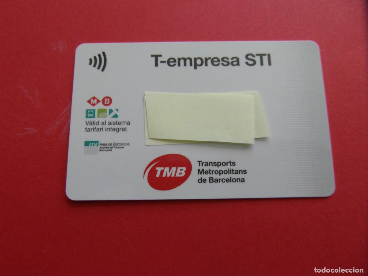 Coleccionismo Billetes de transporte: REF: COL_LBE01 - TARJETA PLASTICO T-EMPRESA STI