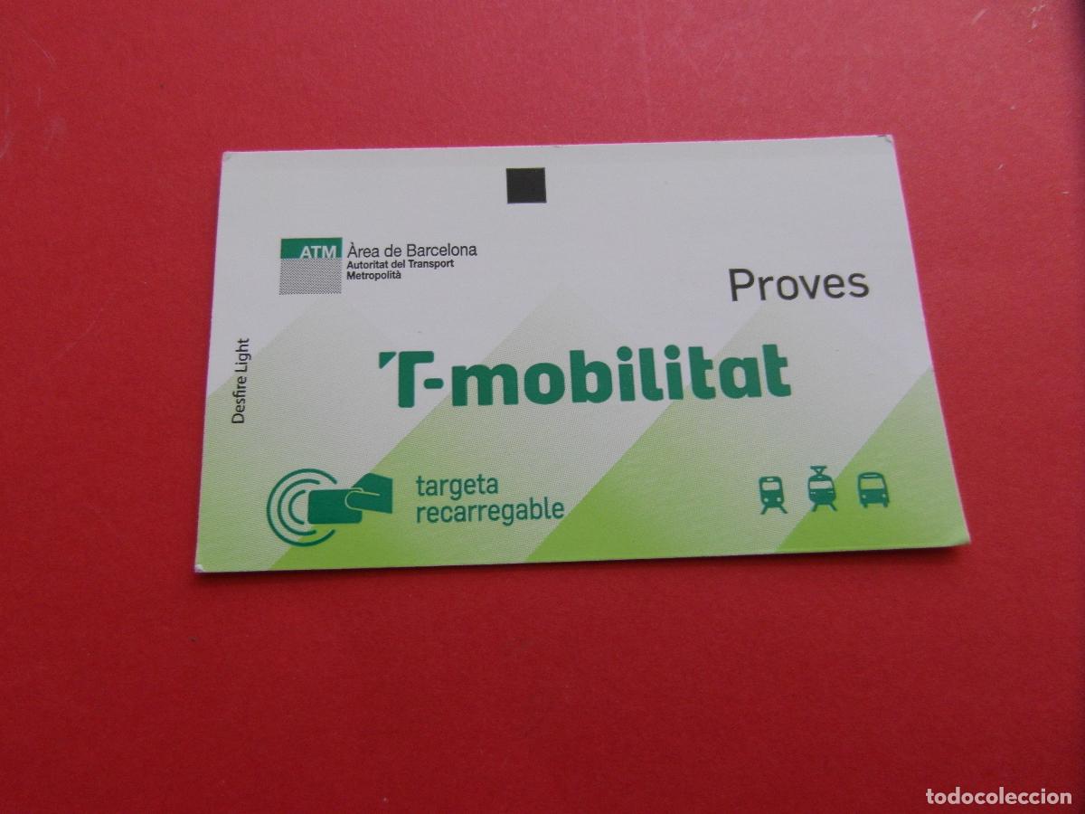 Coleccionismo Billetes de transporte: REF: COL_LBE01 - TARJETA RRR PARA PRUEBAS T-MOBILITAT