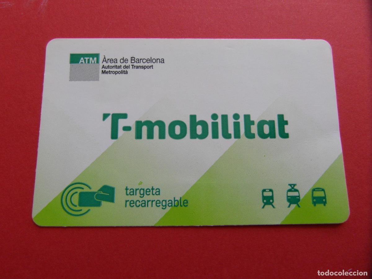 Coleccionismo Billetes de transporte: REF: COL_LBE01 - TARJETA T-MOBILITAT - - ANONIMA - ESQUINAS REDONDEADAS