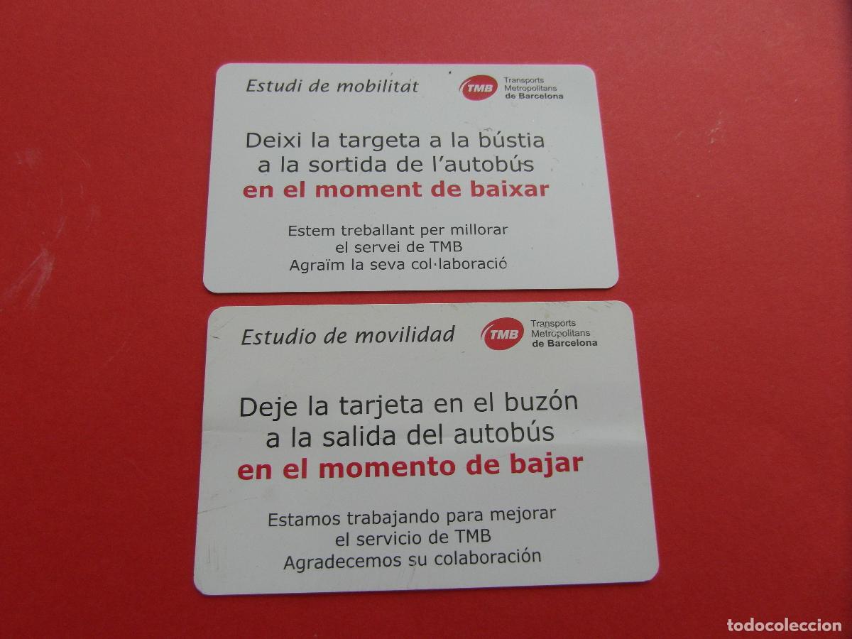 Coleccionismo Billetes de transporte: REF: COL_LBE01 - TARJETA PLASTICO PARA ESTUDIO MOBILIDAD - MODELO 1 LETRAS ROJO