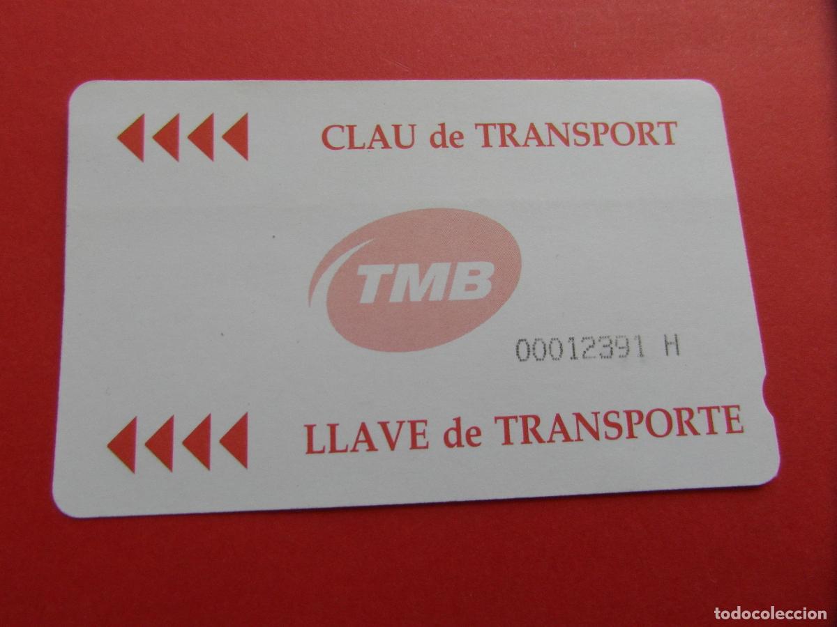 Coleccionismo Billetes de transporte: REF: COL_LBE01 - TARJETACLAU LLAVE DE TRANSPORTE - MODELO 2 SERIE