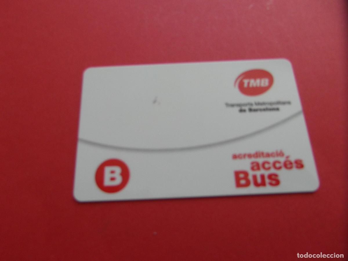 Coleccionismo Billetes de transporte: REF: COL_LBE01 - TARJETA PLASTICO ACCESO BUS -