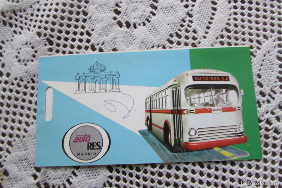 Coleccionismo Billetes de transporte: AUTO RES MADRID 1980