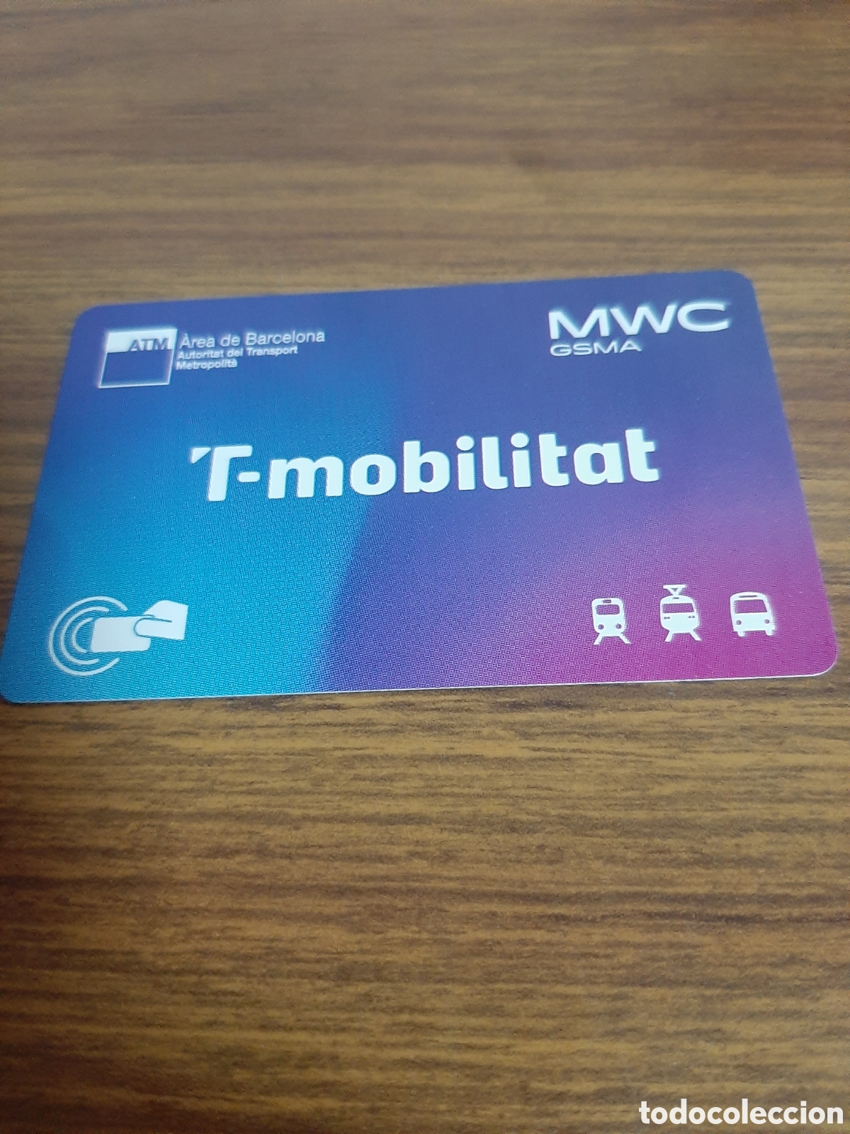 Coleccionismo billetes de transporte: TARJETA TRANSPORTE T-MOBILITAT MWC 2026 CONGRESO M&Oacute;VILES