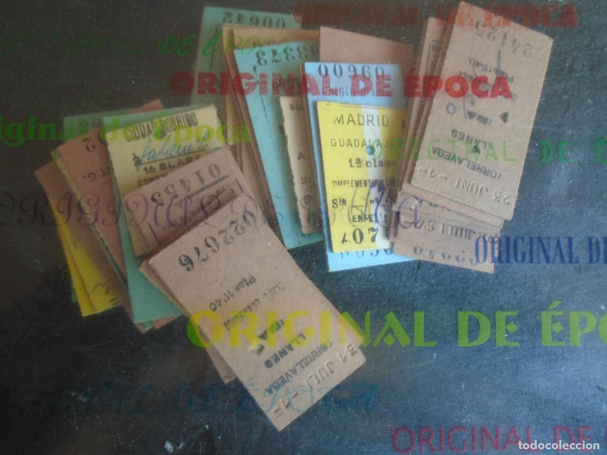 Coleccionismo billetes de transporte: (BT-260700)LOTE DE 42 BILLETES DE FERROCARRIL
