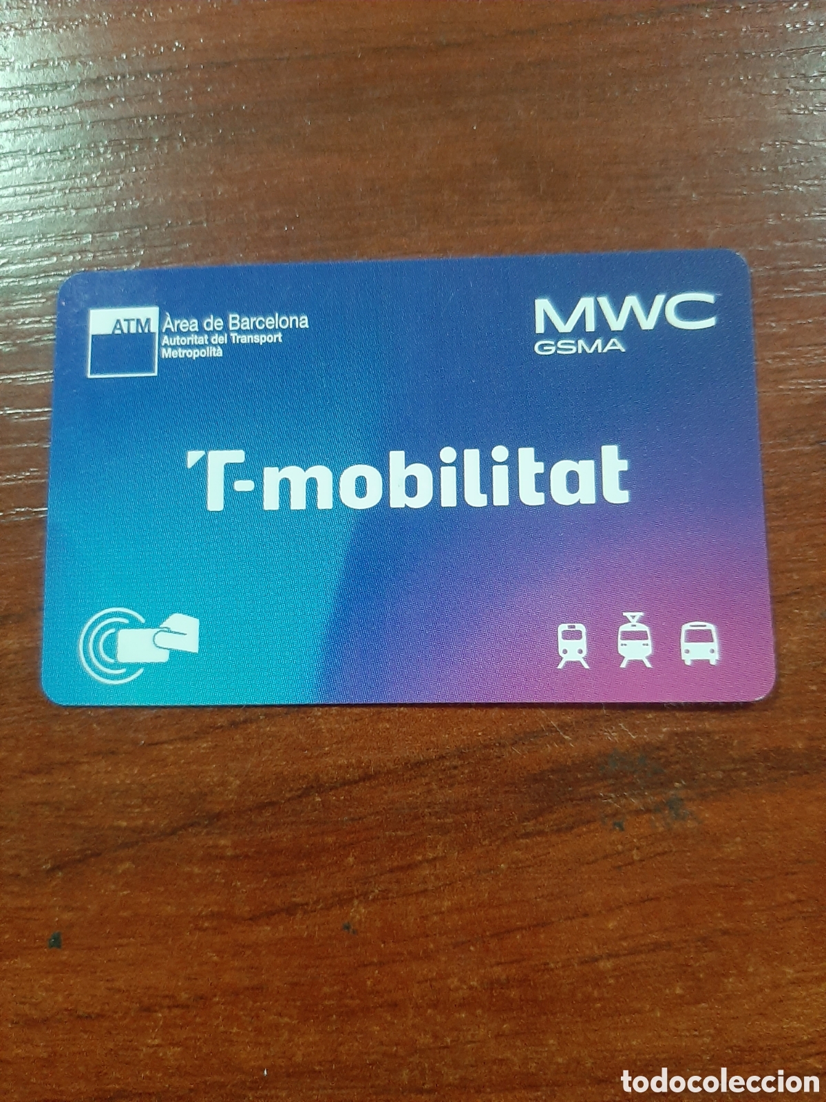 Coleccionismo billetes de transporte: TARJETA TRANSPORTE T-MOBILITAT MWC 2026 CONGRESO M&Oacute;VILES