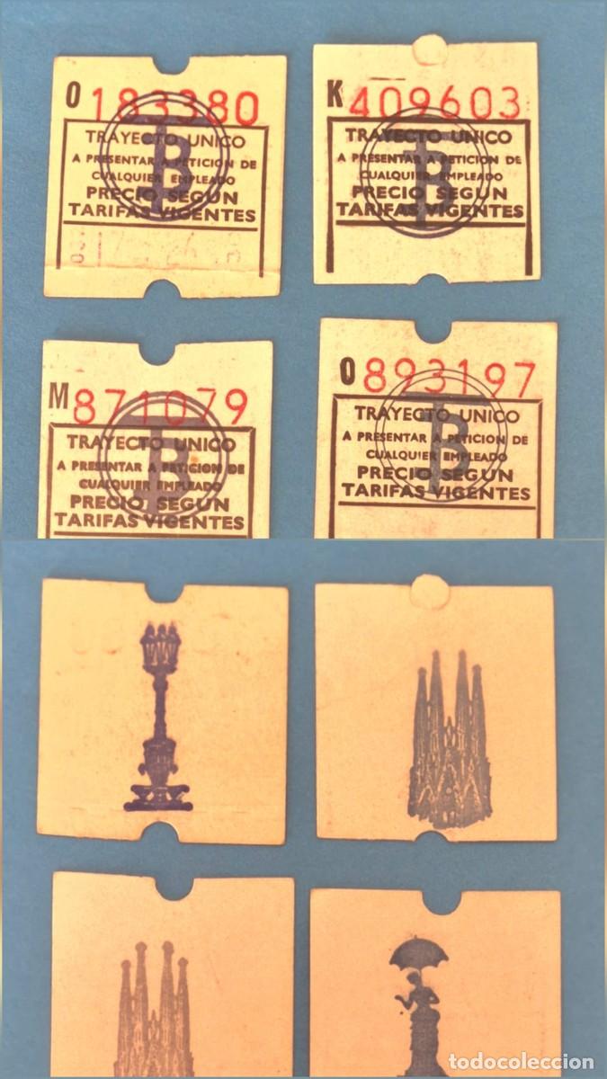 Coleccionismo billetes de transporte: billetes Transportes Barcelona &ndash; 183380 - 409603 &ndash; 871079 - 893197 &ndash; lote 4 billetes