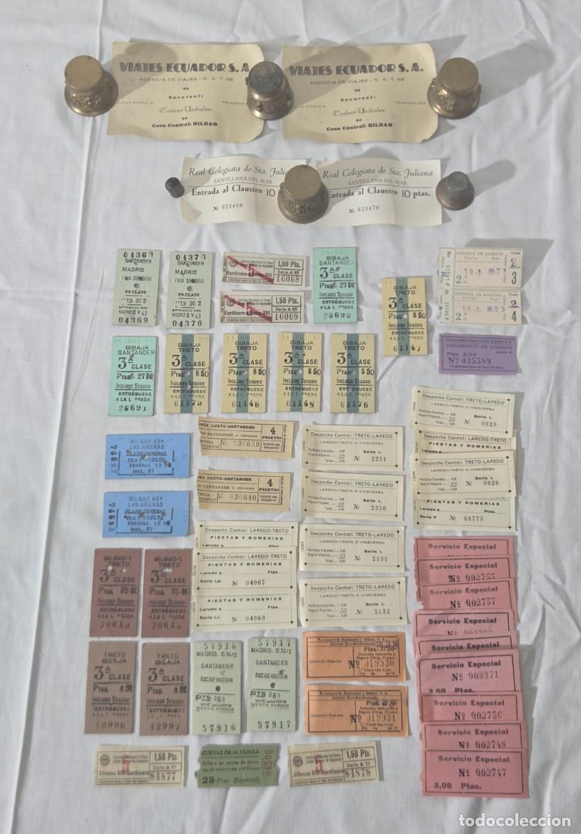 Coleccionismo billetes de transporte: Colecci&oacute;n de antiguos billetes de tren