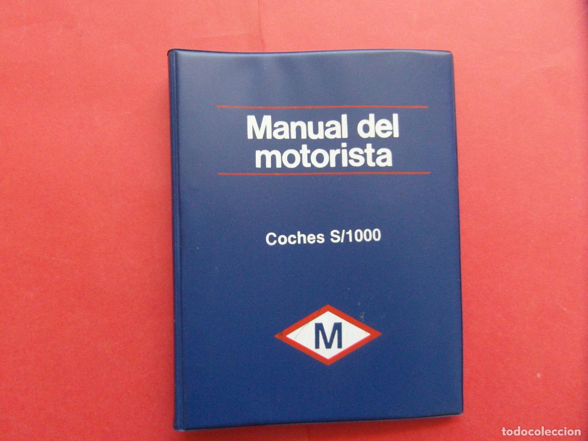 Coleccionismo billetes de transporte: REF: BIBLIOTRAN01 COL BIBLIOTECA TRANSPORTE - MANUAL MOTORISTA SERIE 1000 METRO BARCELONA