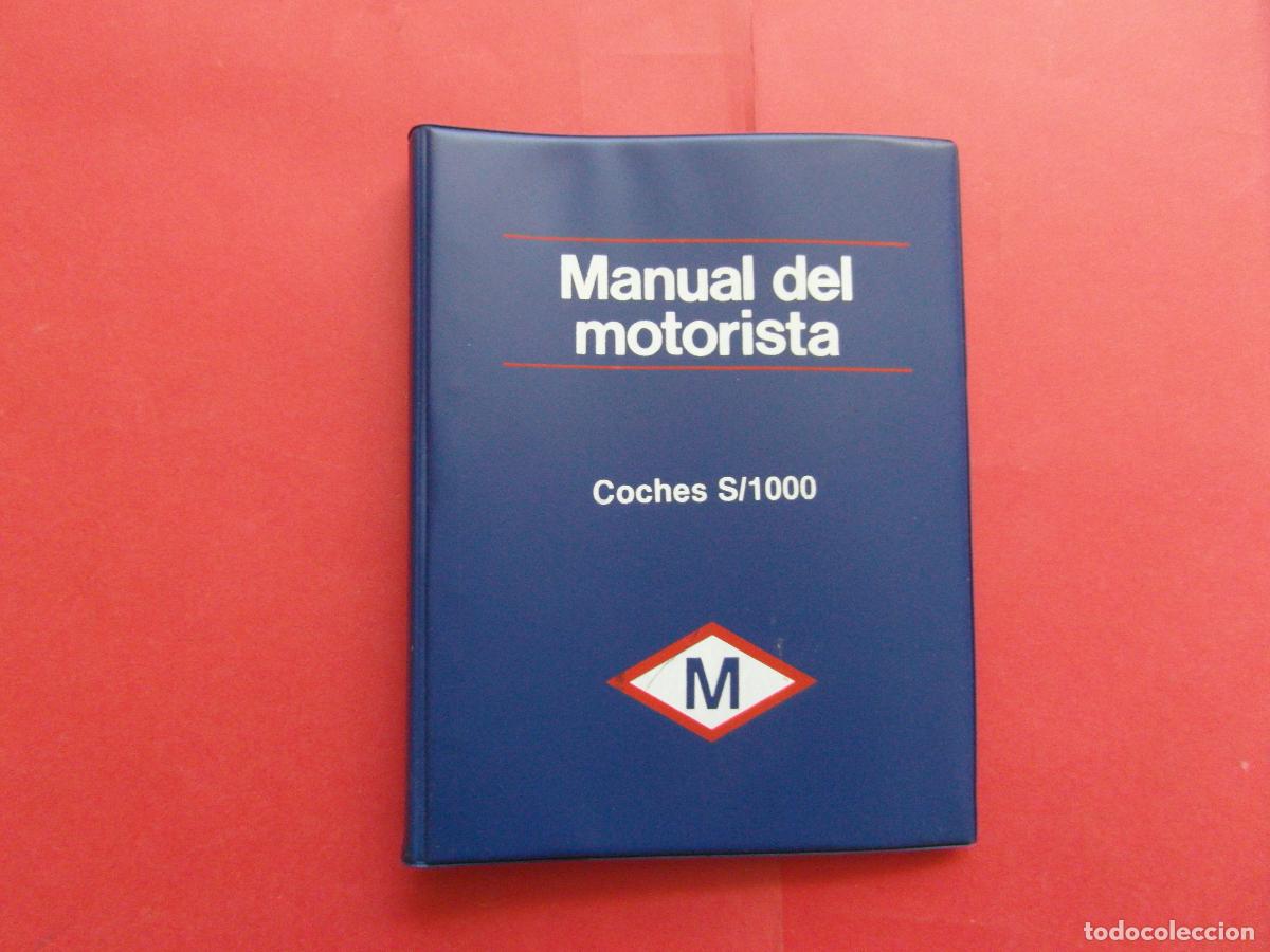 Coleccionismo billetes de transporte: REF: BIBLIOTRAN01 COL BIBLIOTECA TRANSPORTE - MANUAL MOTORISTA SERIE 400 METRO BARCELONA