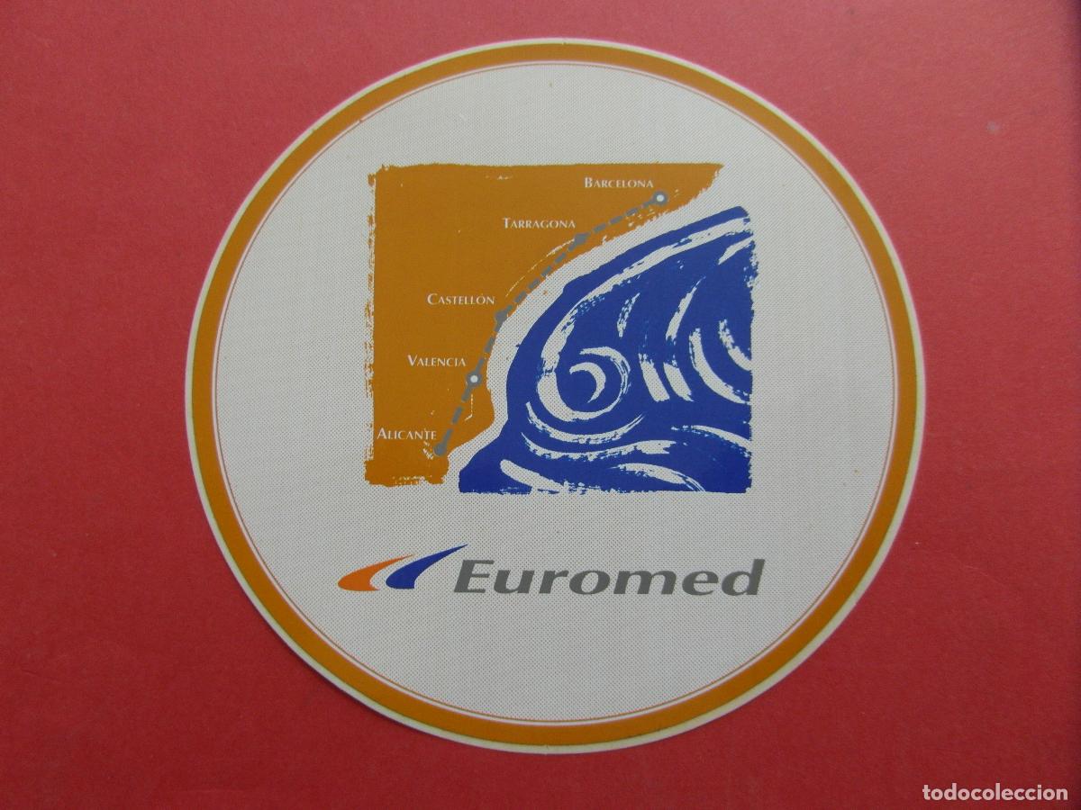 Collectionnisme Billets de transport: PEGATINA ADHESIVO SIN USAR EUROMED - COLECCION TRANSPORTE