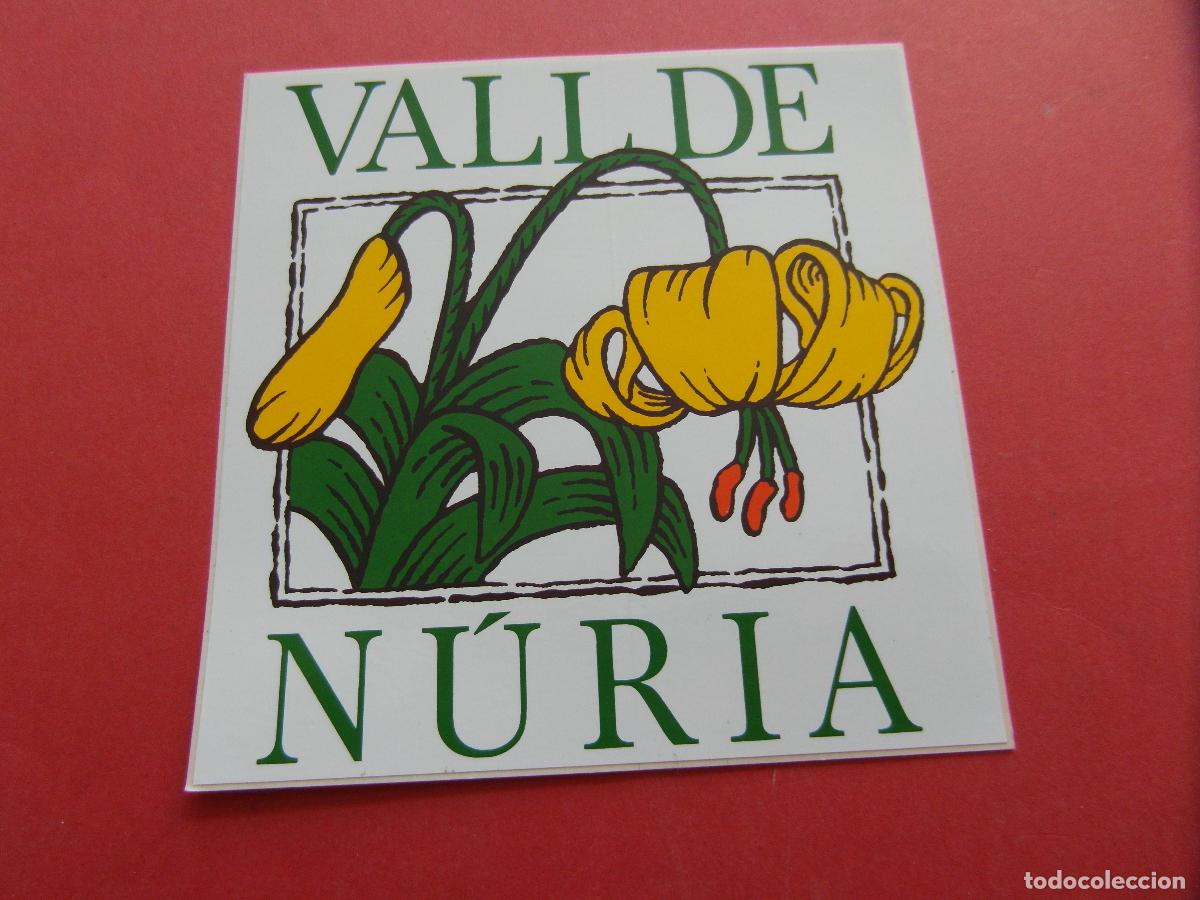 Collectables Transport Tickets: PEGATINA ADHESIVO SIN USAR VALLE DE NURIA COLECCION TRANSPORTE