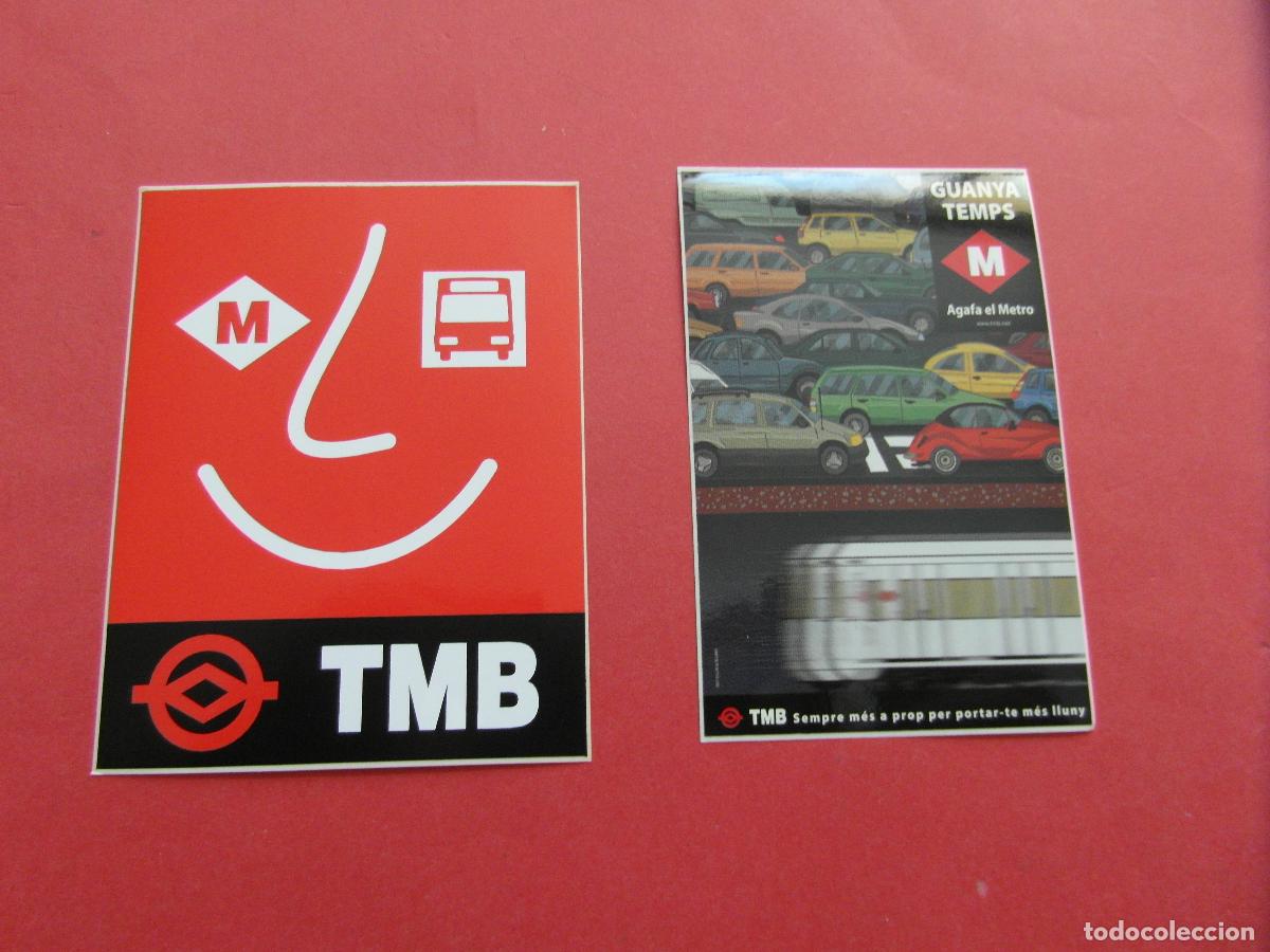 Sammeln von Fahrkarten: PEGATINA ADHESIVO SIN USAR BARCELONA TMB METRO AUTOBUS - COLECCION TRASNPORTE