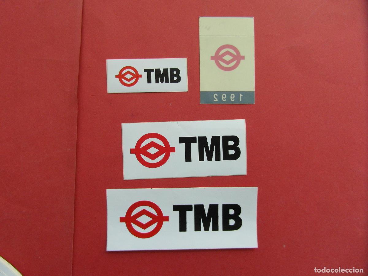 Coleccionismo billetes de transporte: PEGATINA ADHESIVO SIN USAR BARCELONA LOTE 4 METRO AUTOBUS TMB - COL. TRASNPORTE
