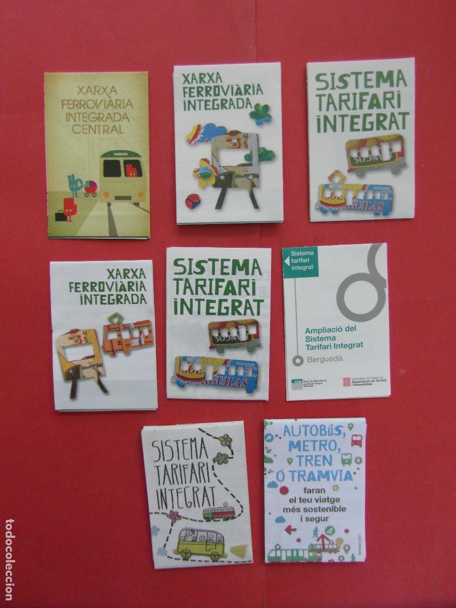 Coleccionismo billetes de transporte: LOTE 8 PLANOS DIFERENTES VER A&Ntilde;OS EN FOTOS - BARCELONA TMB ATM FGC - COL. TRASNPORTE