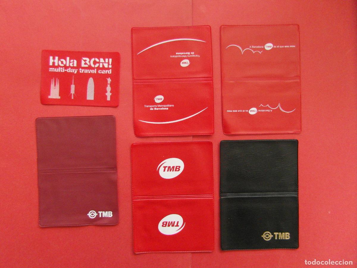 Coleccionismo billetes de transporte: LOTE 6 DIFERENTES PORTA TARJETA DE TRANSPORTE TMB VER FOTOS- BARCELONA TMB ATM FGC AMB