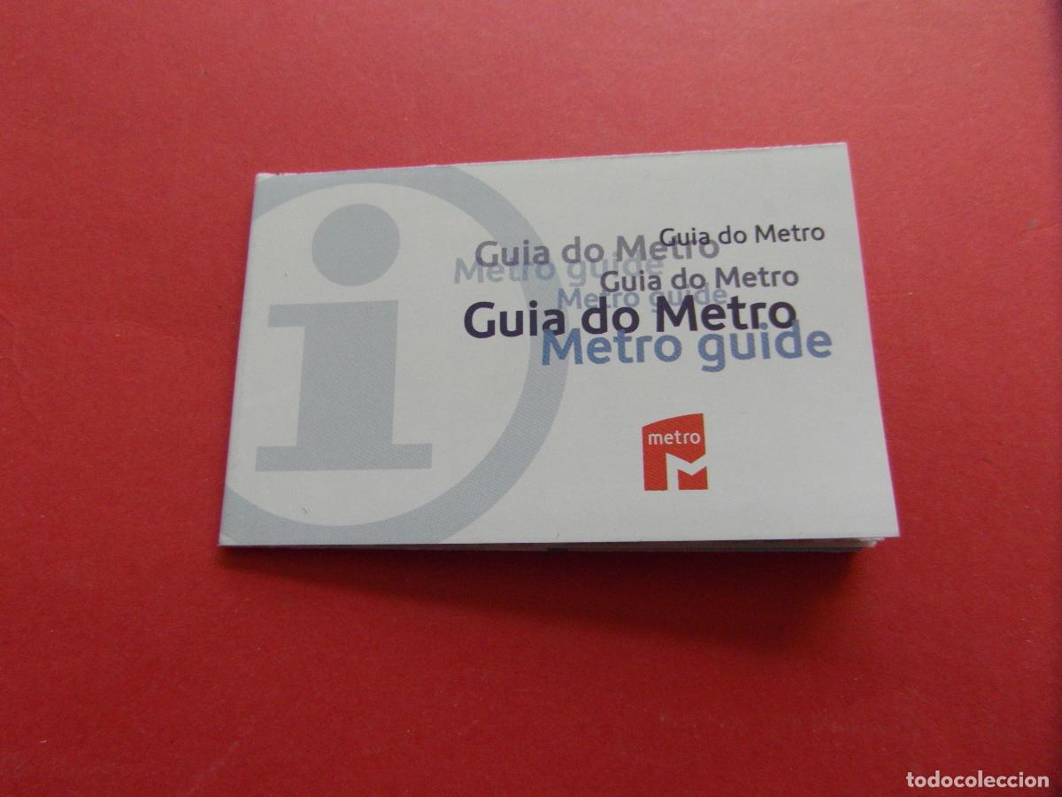 Coleccionismo billetes de transporte: PORTUGAL LISBOA PLANO METRO DESPLEGABLE