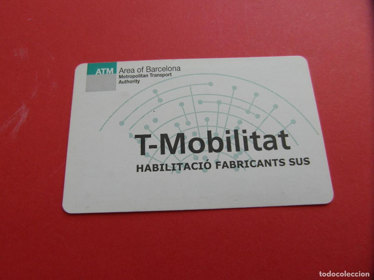 Coleccionismo billetes de transporte: REF: COL_LBE01 - TARJETA RRR PARA PRUEBAS T-MOBILITAT
