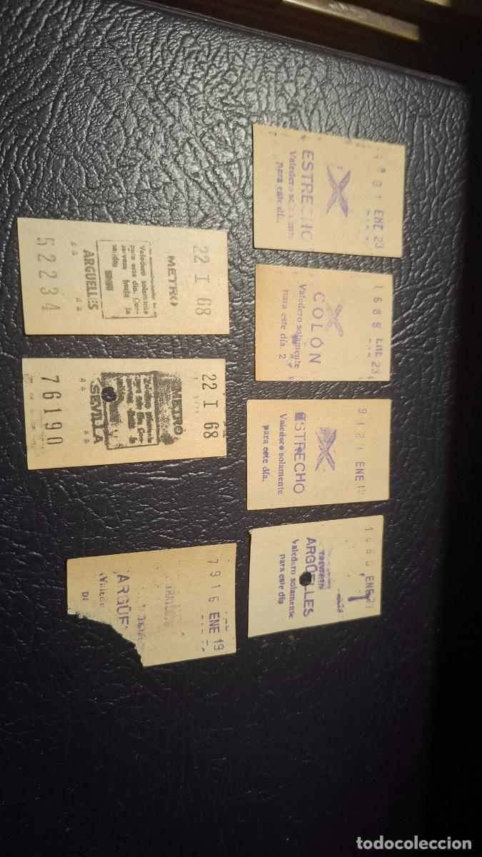 Coleccionismo billetes de transporte: Billetes metro, estrecho, colon, arguelles, sevilla