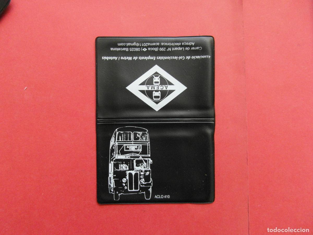 Coleccionismo billetes de transporte: PORTA TARJETA DE TRANSPORTE ACEMA - BARCELONA TMB ATM FGC AMB